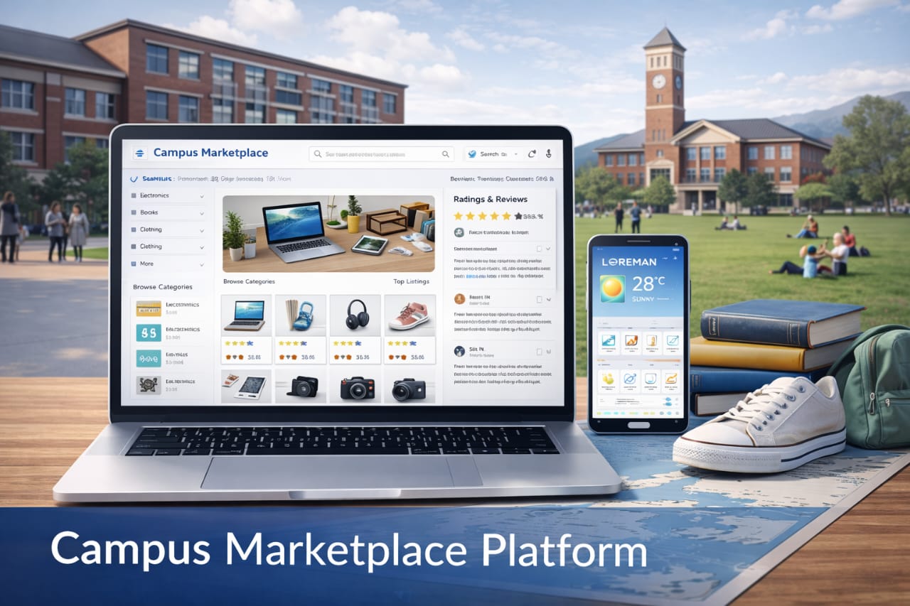 Campus Marketplace Platform preview screenshot